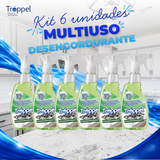 Kit 6 unidades: Desengordurante Multiuso Tróppel 500ml