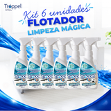 Kit com 6 unidades Flotador Limpeza Mágica