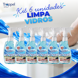 Kit 6 unidades: Limpa Vidros Tróppel 500ml